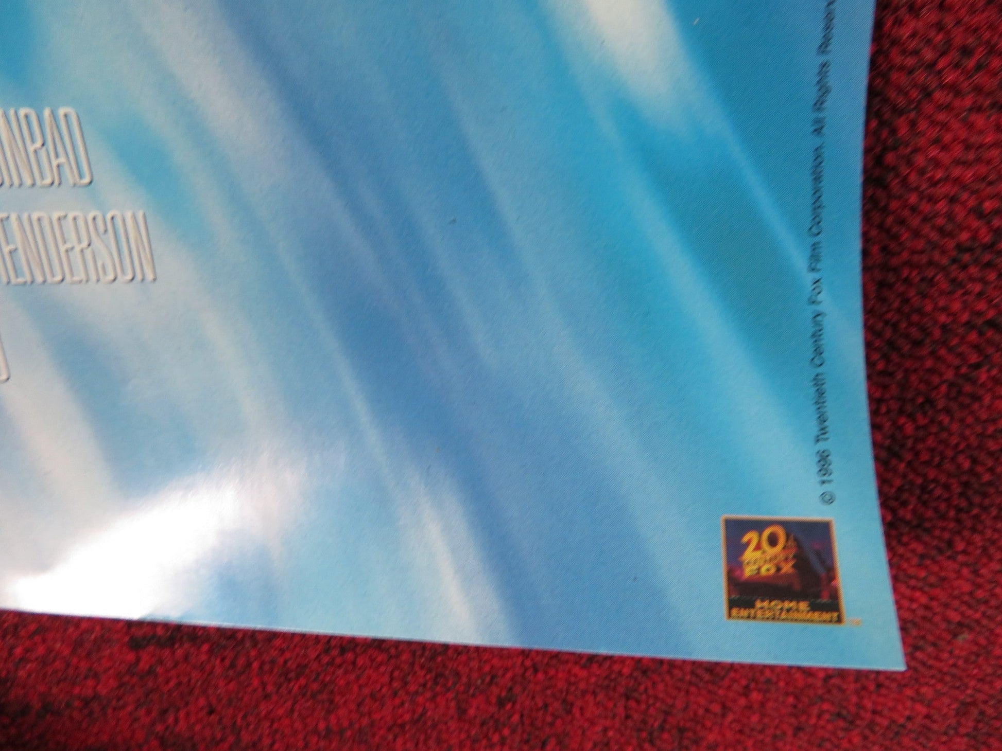 JINGLE ALL THE WAY VHS VIDEO POSTER ARNOLD SCHWARZENEGGER SINBAD 1996 Rendezvous Cinema Movie posters