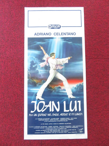 JOAN LUI ITALIAN LOCANDINA POSTER ADRIANO CELENTANO CLAUDIA MORI 1985 Rendezvous Cinema Movie posters