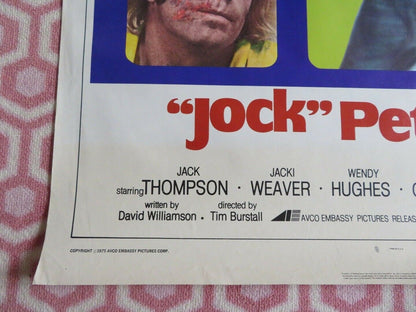 JOCK PETERSEN US ONE SHEET ROLLED POSTER JACK THOMPSON JACKI WEAVER 1974 Movie posters