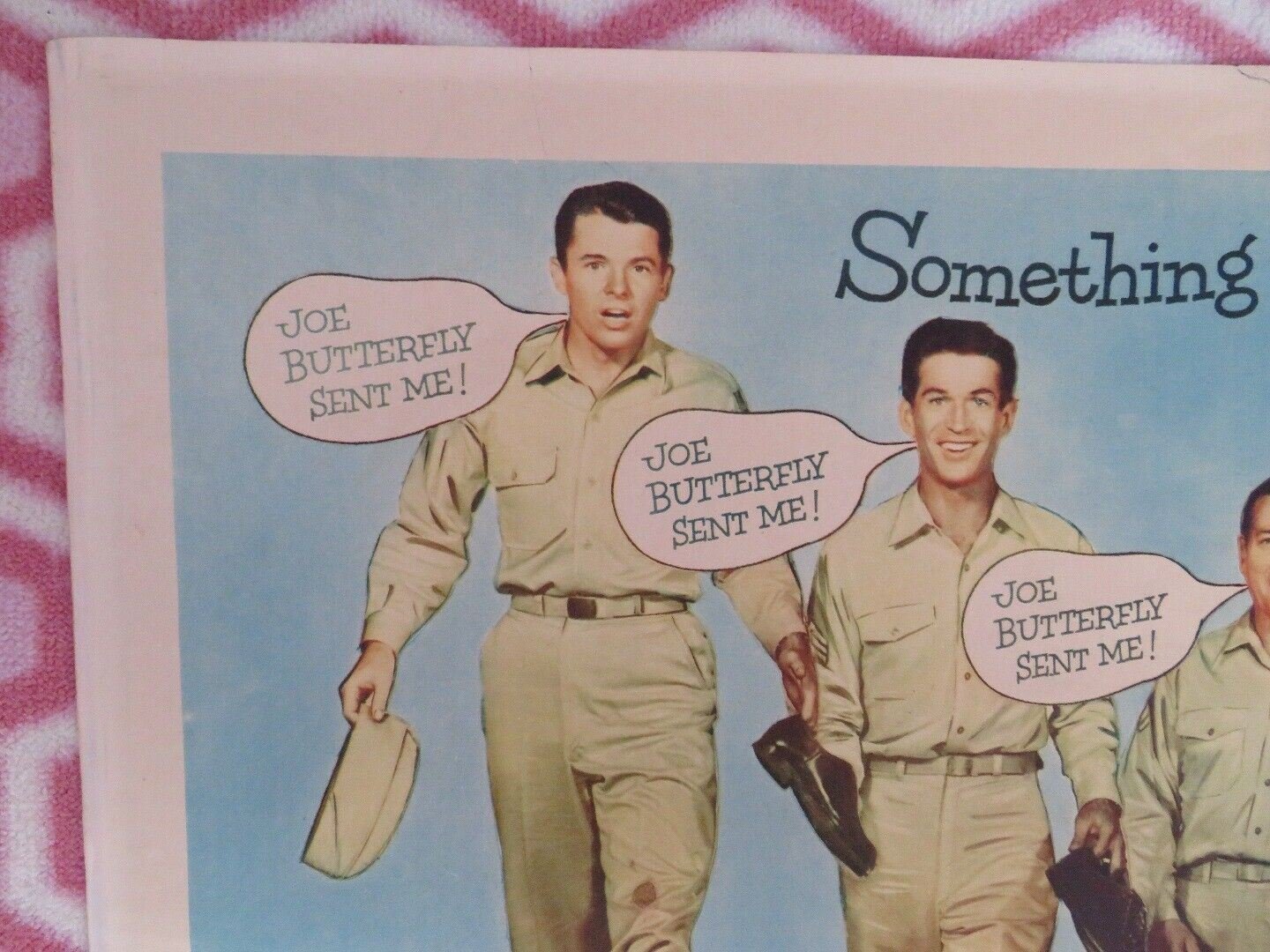 JOE BUTTERFLY US HALF SHEET (22"x 28") POSTER AUDIE MURPHY 1957 Movie posters
