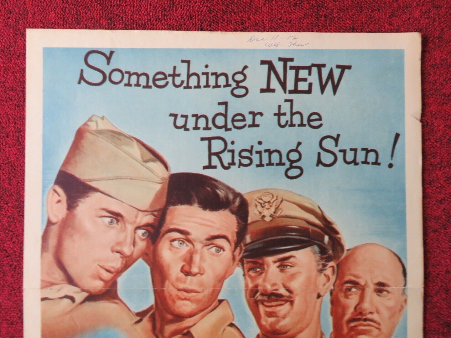 JOE BUTTERFLY US INSERT (14"x 36") POSTER AUDIE MURPHY GEORGE NADER 1957 Movie posters