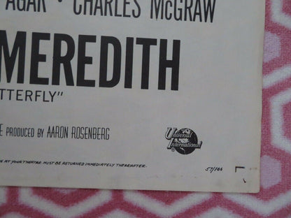 JOE BUTTERFLY US ONE SHEET POSTER AUDIE MURPHY GEORGE NADER 1957 Movie posters