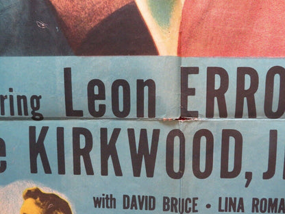 JOE PALOOKA IN THE BIG FIGHT FOLDED US ONE SHEET POSTER LEON ERROL 1949 Movie posters