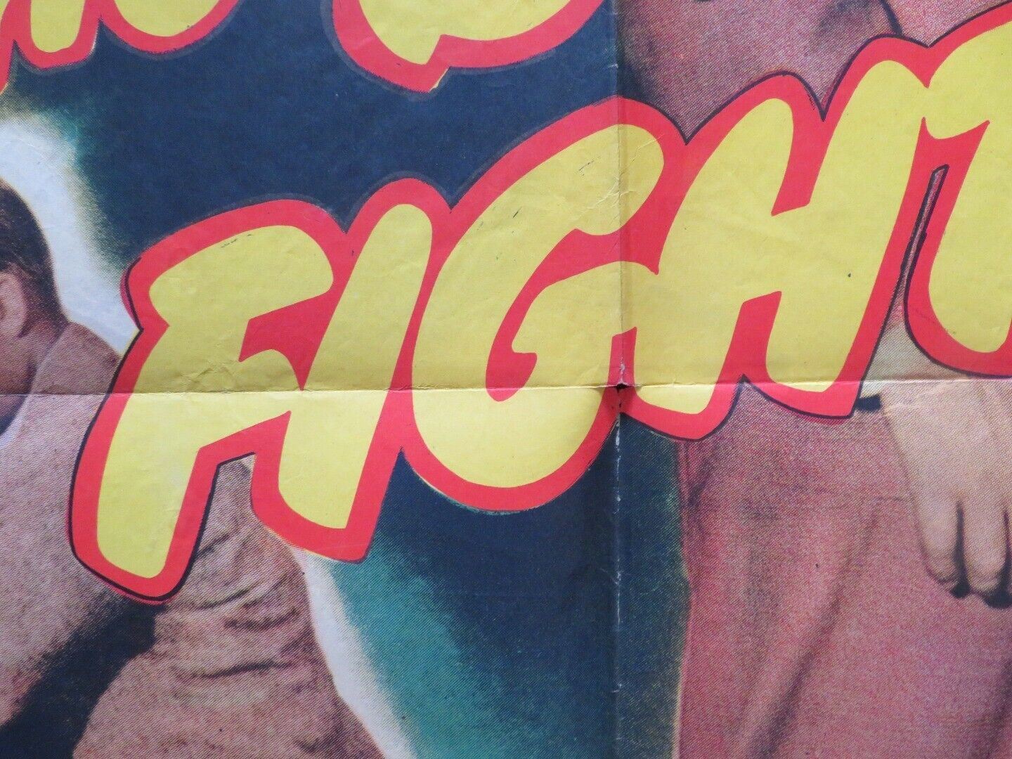 JOE PALOOKA IN THE BIG FIGHT FOLDED US ONE SHEET POSTER LEON ERROL 1949 Movie posters