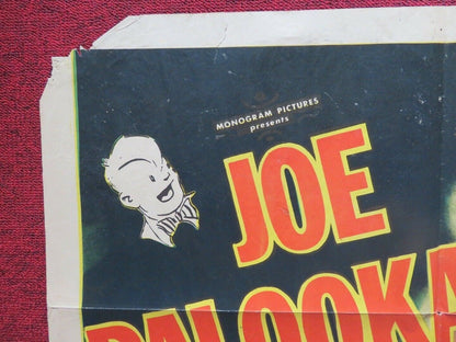 JOE PALOOKA IN THE BIG FIGHT FOLDED US ONE SHEET POSTER LEON ERROL 1949 Movie posters