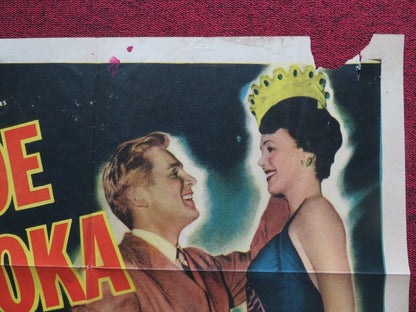 JOE PALOOKA IN THE BIG FIGHT FOLDED US ONE SHEET POSTER LEON ERROL 1949 Movie posters