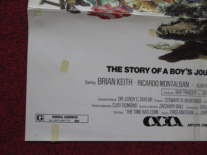 JOE PANTHER FOLDED US ONE SHEET POSTER BRIAN KEITH RICARDO MONTALBAN 1976 Rendezvous Cinema Movie posters