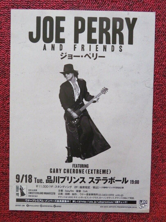JOE PERRY AND FRIENDS TOUR JAPANESE MUSIC TOUR GIG POSTER 2018 Movie posters