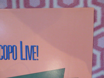 JOE PISCOPO LIVE VIDEO VHS POSTER FOLDED (26"X37") 1998 - Rendezvous Cinema