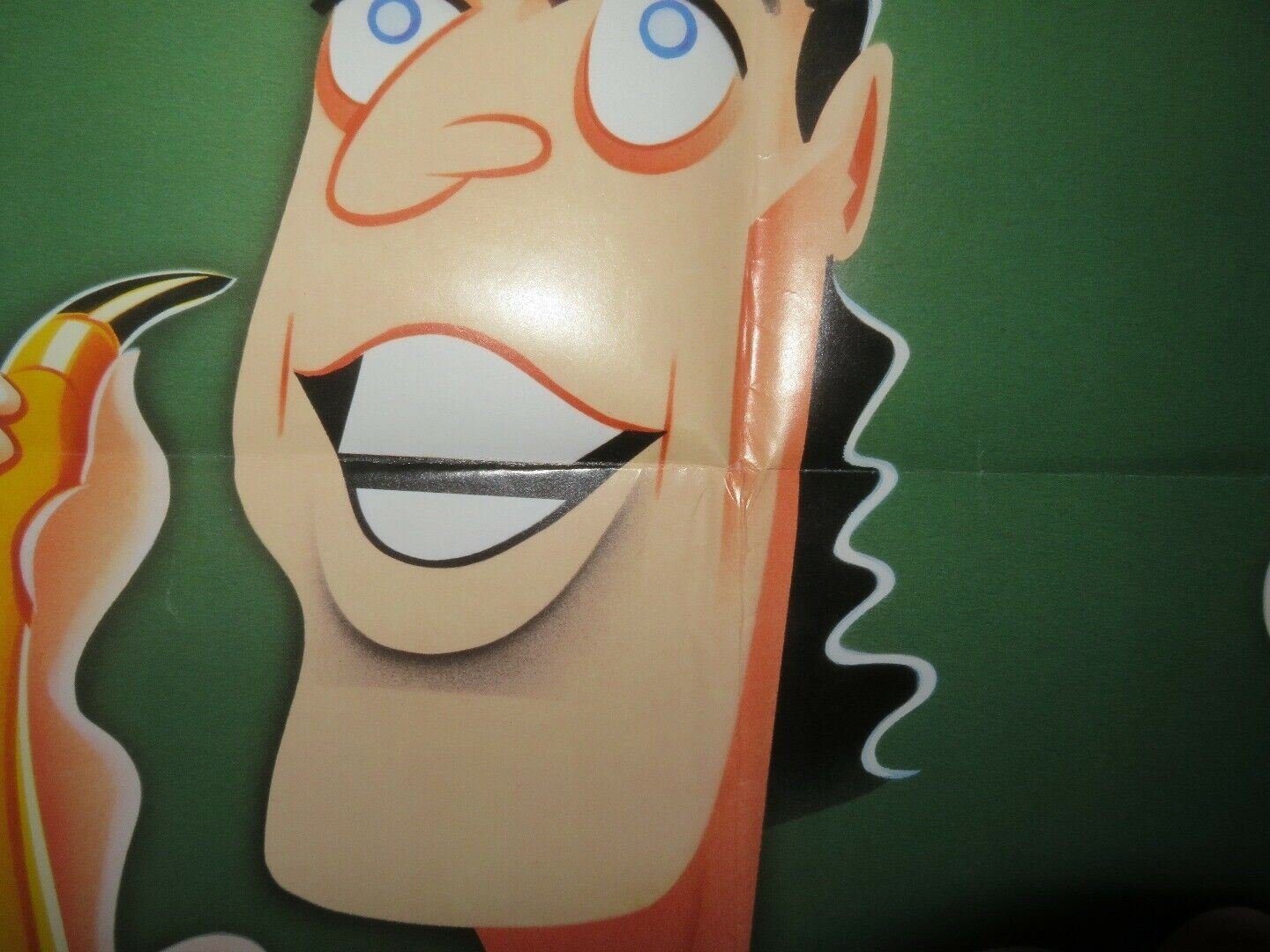 JOE PISCOPO LIVE VIDEO VHS POSTER FOLDED (26"X37") 1998 - Rendezvous Cinema