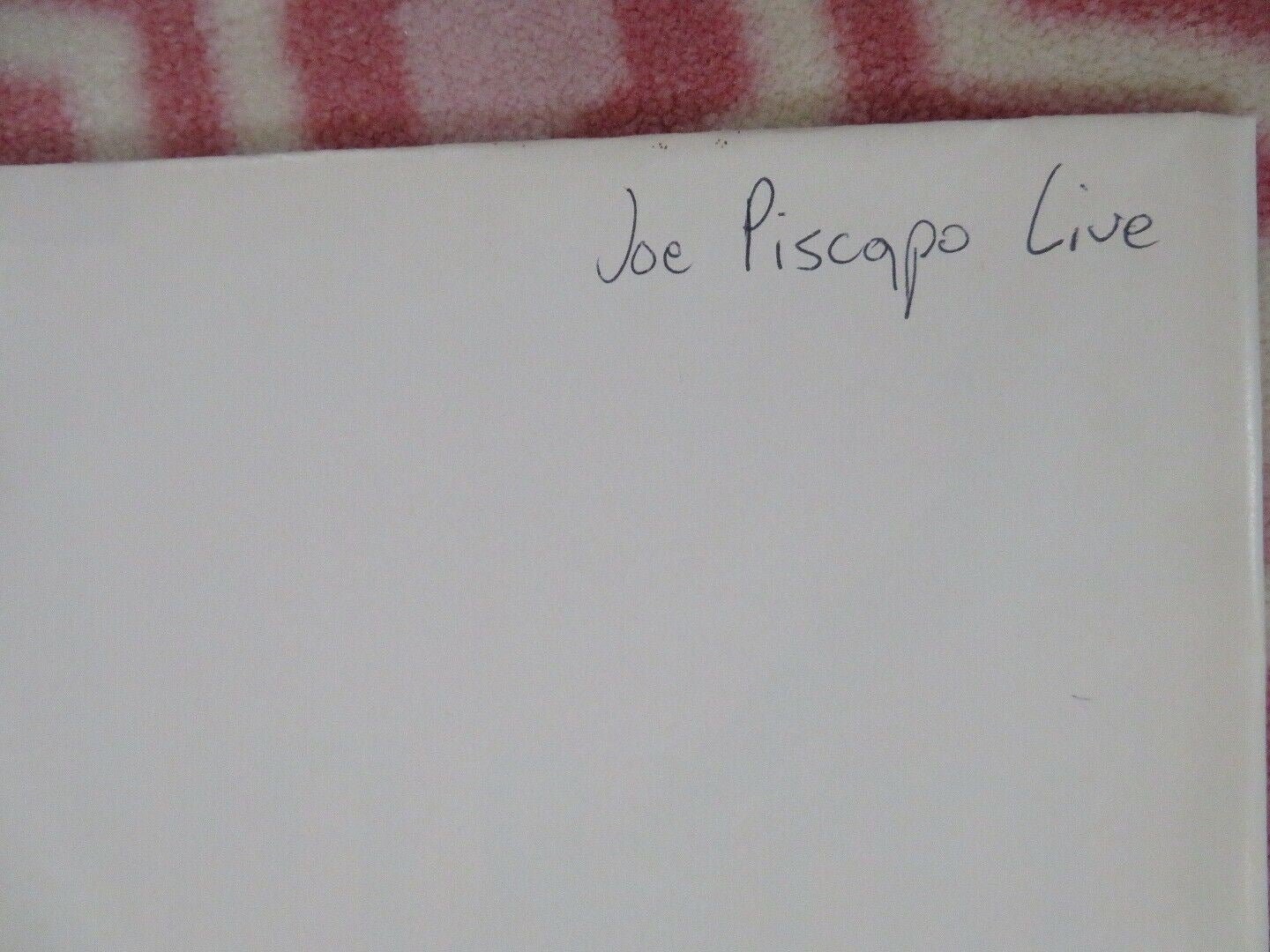 JOE PISCOPO LIVE VIDEO VHS POSTER FOLDED (26"X37") 1998 - Rendezvous Cinema