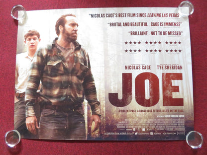 JOE UK QUAD (30"x 40") ROLLED POSTER NICOLAS CAGE TYE SHERIDAN 2013 Rendezvous Cinema Movie posters