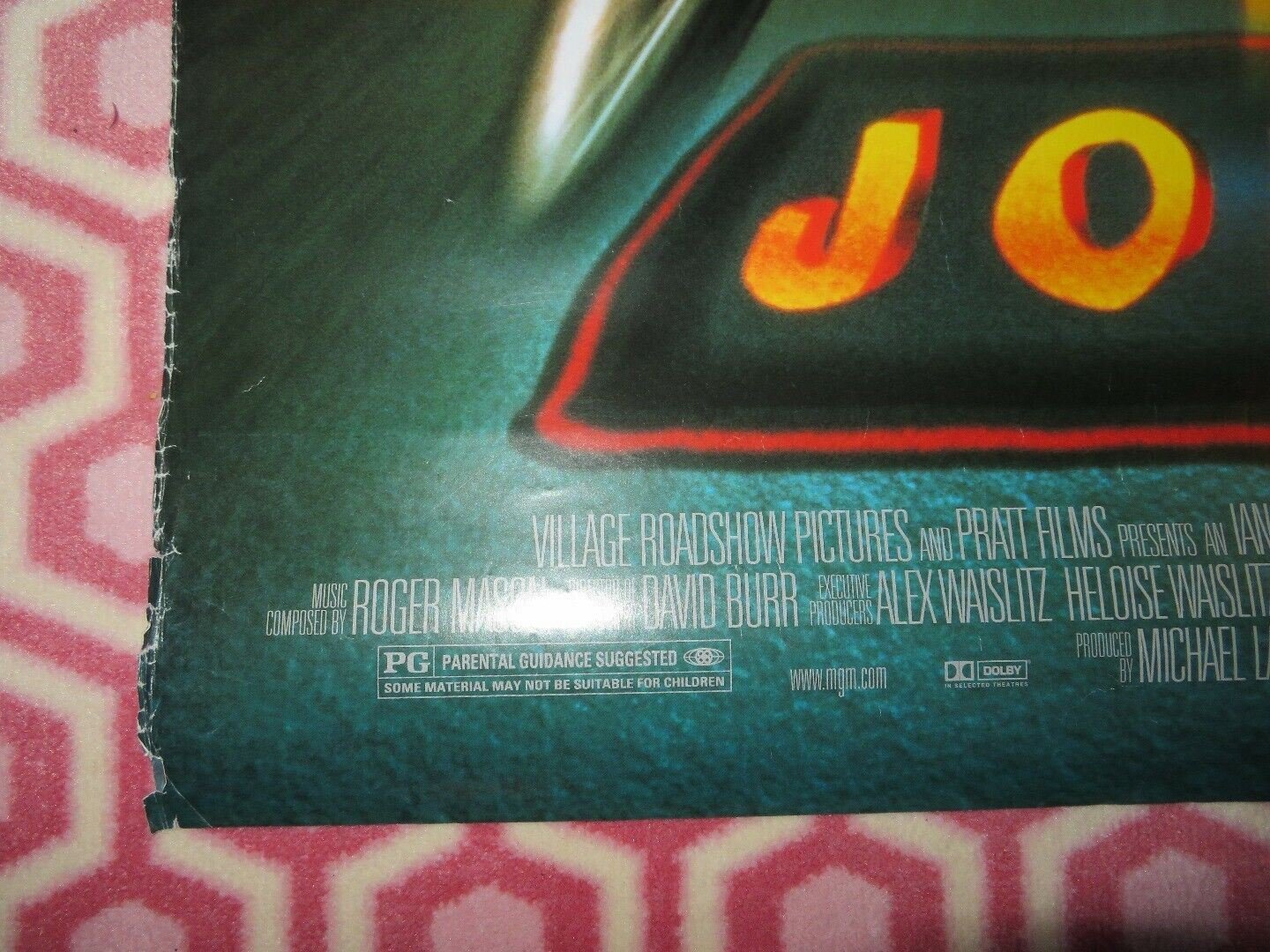 JOEY US ONE SHEET ROLLED POSTER JAMIE CROFT 1997 Movie posters