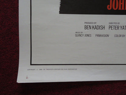 JOHN AND MARY FOLDED US ONE SHEET POSTER DUSTIN HOFFMAN MIA FARROW 1969 Movie posters