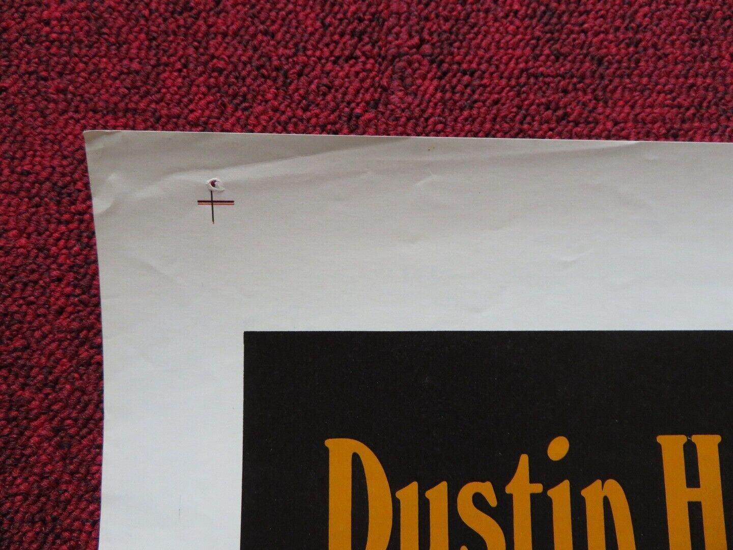 JOHN AND MARY FOLDED US ONE SHEET POSTER DUSTIN HOFFMAN MIA FARROW 1969 Movie posters