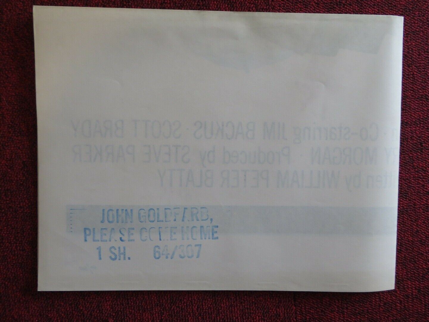 JOHN GOLBFARB, PLEASE COME HOME FOLDED US ONE SHEET POSTER SHIRLEY MACLAINE 1964 Movie posters