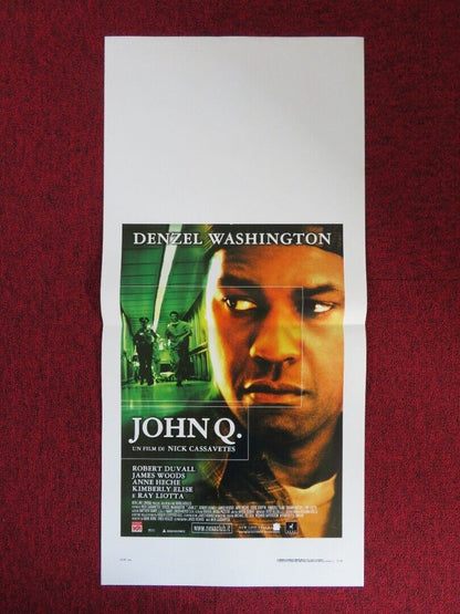 JOHN Q. ITALIAN LOCANDINA (27.5"x13") POSTER DENZEL WASHINGTON 2002 Movie posters