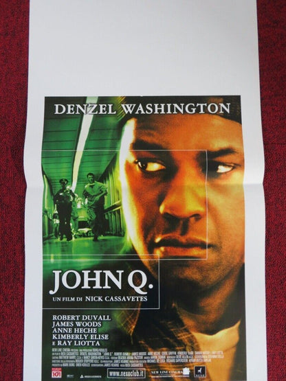 JOHN Q. ITALIAN LOCANDINA (27.5"x13") POSTER DENZEL WASHINGTON 2002 Movie posters