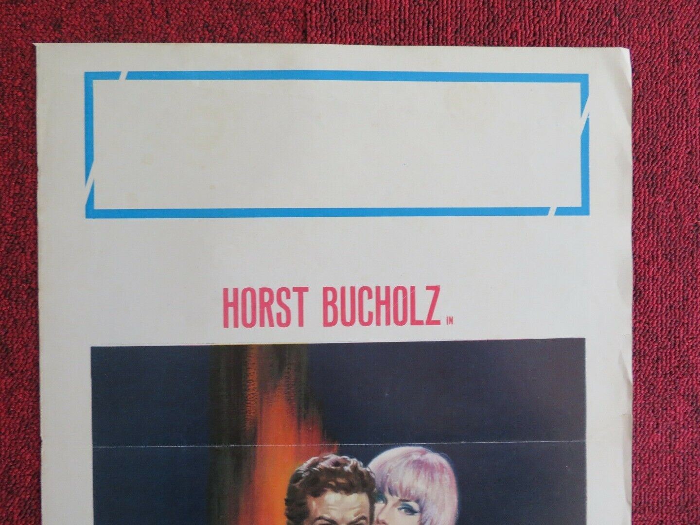 JOHNNY BANCO ITALIAN LOCANDINA (27.5"x13") POSTER HORST BUCHOLZ 1967 Movie posters