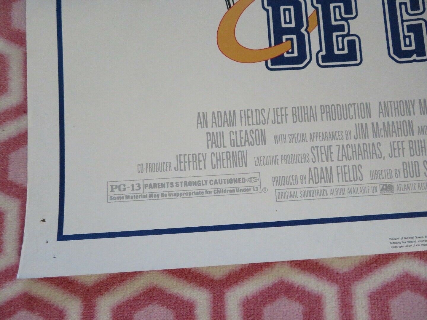 JOHNNY BE GOOD US ONE SHEET POSTER ROBERT DOWNEY, JR UMA THURMAN 1988 Rendezvous Cinema Movie posters