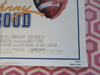JOHNNY BE GOOD US ONE SHEET POSTER ROBERT DOWNEY, JR UMA THURMAN 1988 Rendezvous Cinema Movie posters