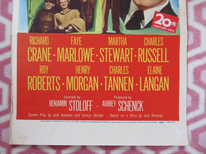 JOHNNY COMES FLYING HOME US INSERT (14"x 36") POSTER RICHARD CRANE M STEWART '46 Movie posters
