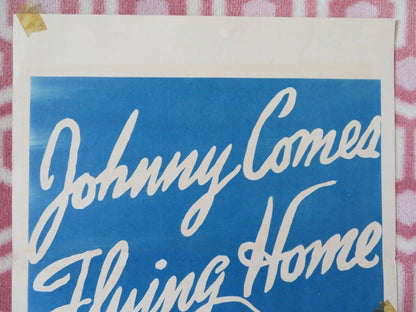 JOHNNY COMES FLYING HOME US INSERT (14"x 36") POSTER RICHARD CRANE M STEWART '46 Movie posters
