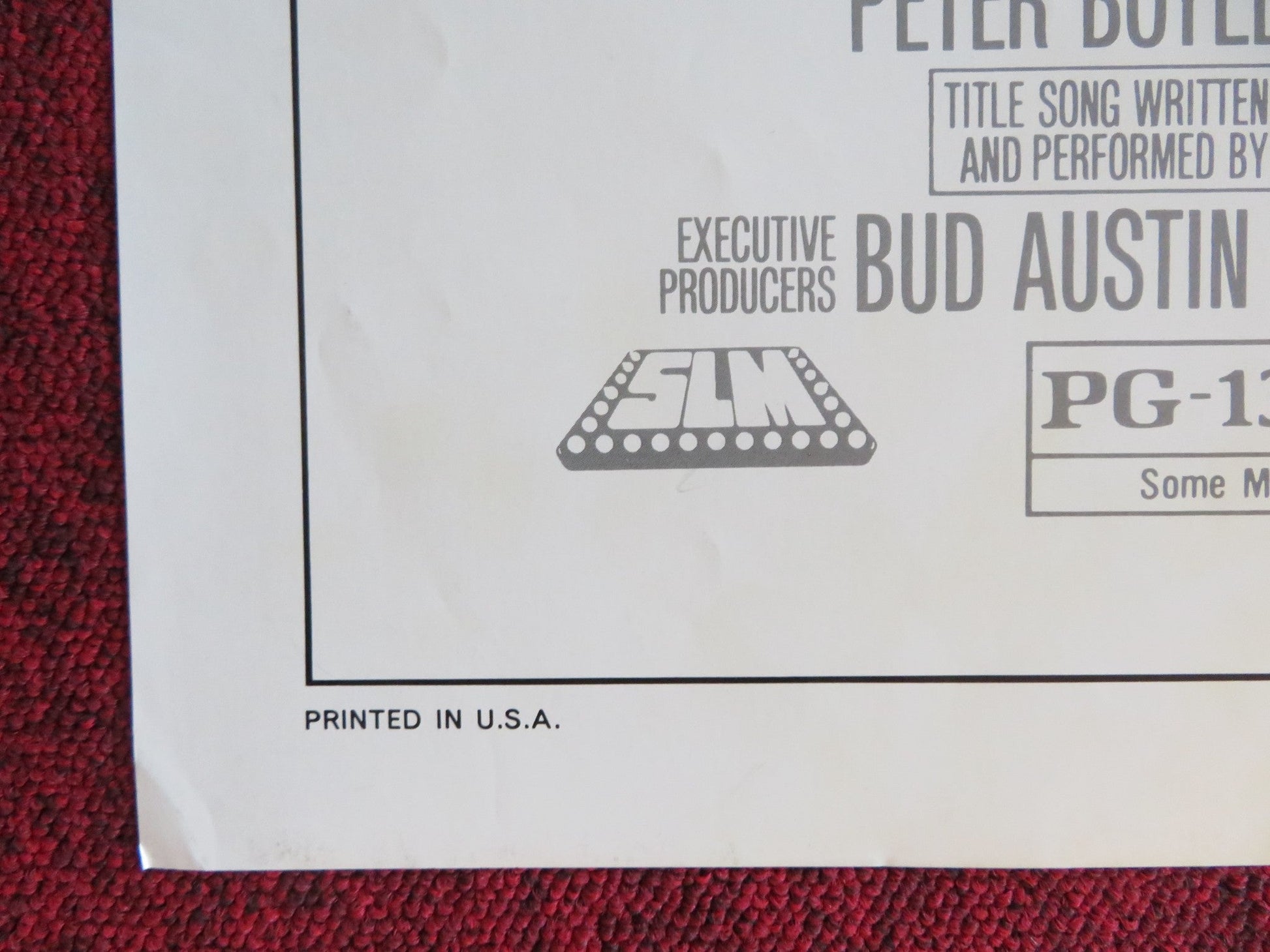 JOHNNY DANGEROUSLY FOLDED US ONE SHEET POSTER MICHAEL KEATON JOE PISCOPO 1984 Rendezvous Cinema Movie posters