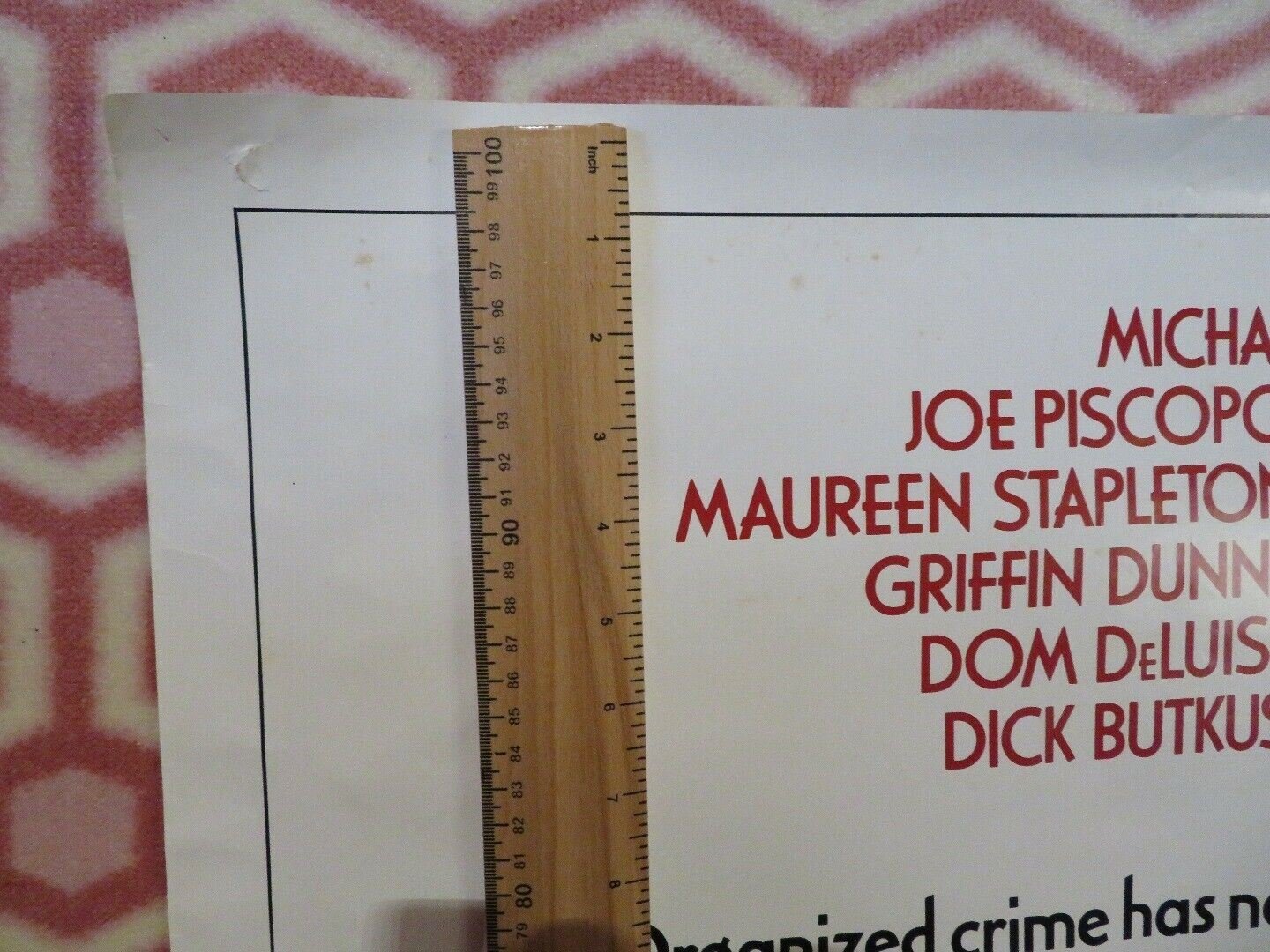 JOHNNY DANGEROUSLY US ONE SHEET ROLLED POSTER MICHAEL KEATON 1984 Movie posters