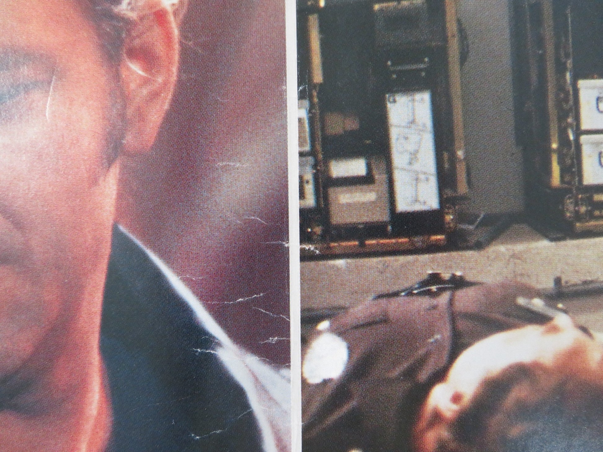 JOHNNY HANDSOME - A ITALIAN FOTOBUSTA POSTER MICKEY ROURKE ELLEN BARKIN 1989 Rendezvous Cinema Movie posters