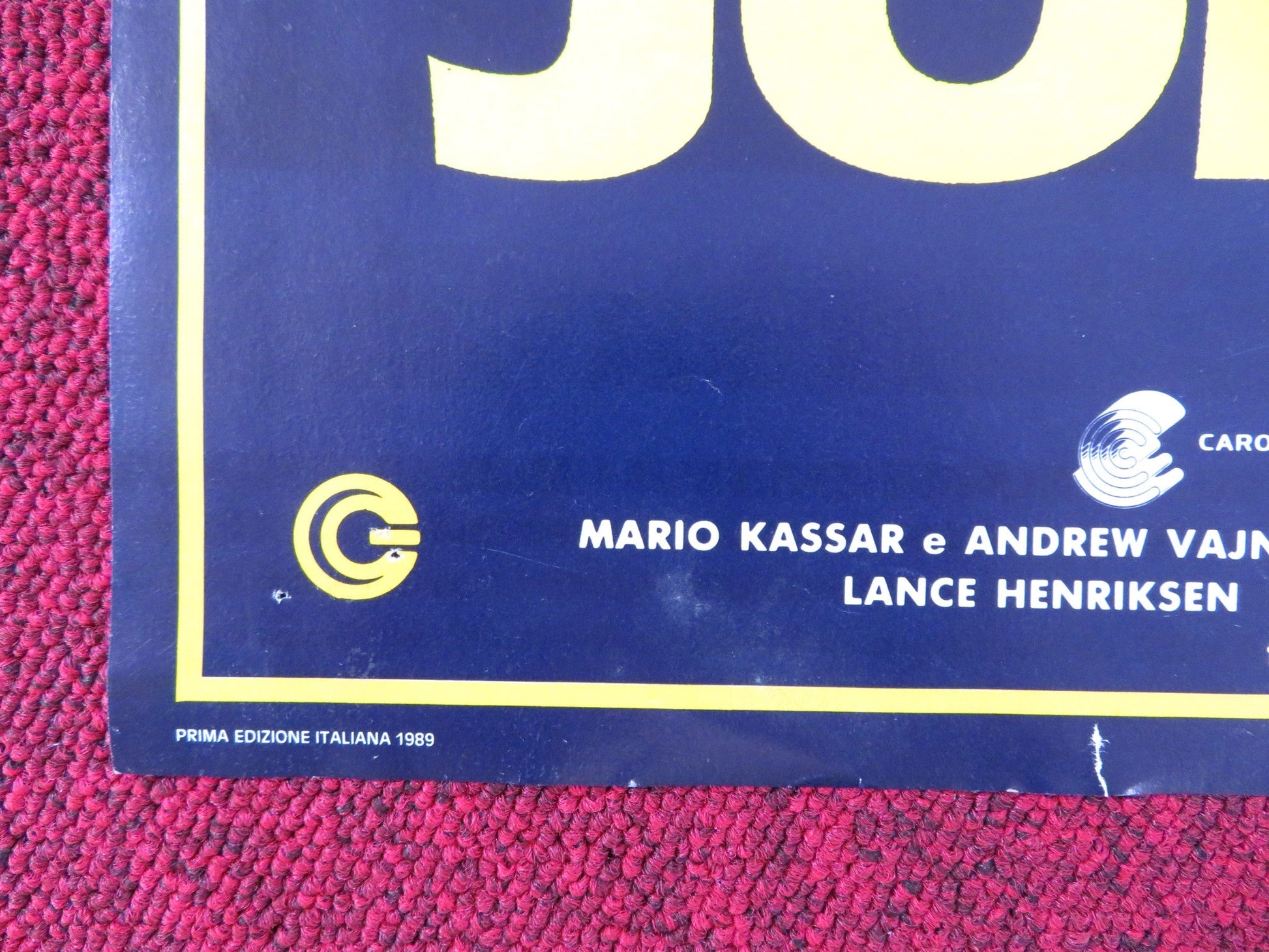 JOHNNY HANDSOME - A ITALIAN FOTOBUSTA POSTER MICKEY ROURKE ELLEN BARKIN 1989 Rendezvous Cinema Movie posters