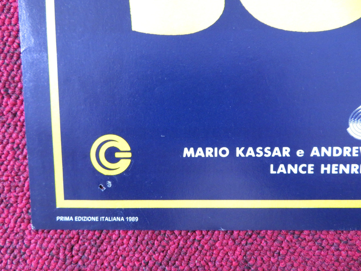 JOHNNY HANDSOME - B ITALIAN FOTOBUSTA POSTER MICKEY ROURKE ELLEN BARKIN 1989 Rendezvous Cinema Movie posters