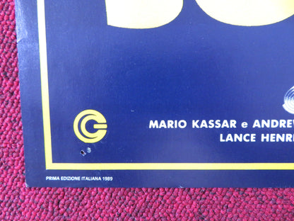 JOHNNY HANDSOME - B ITALIAN FOTOBUSTA POSTER MICKEY ROURKE ELLEN BARKIN 1989 Rendezvous Cinema Movie posters