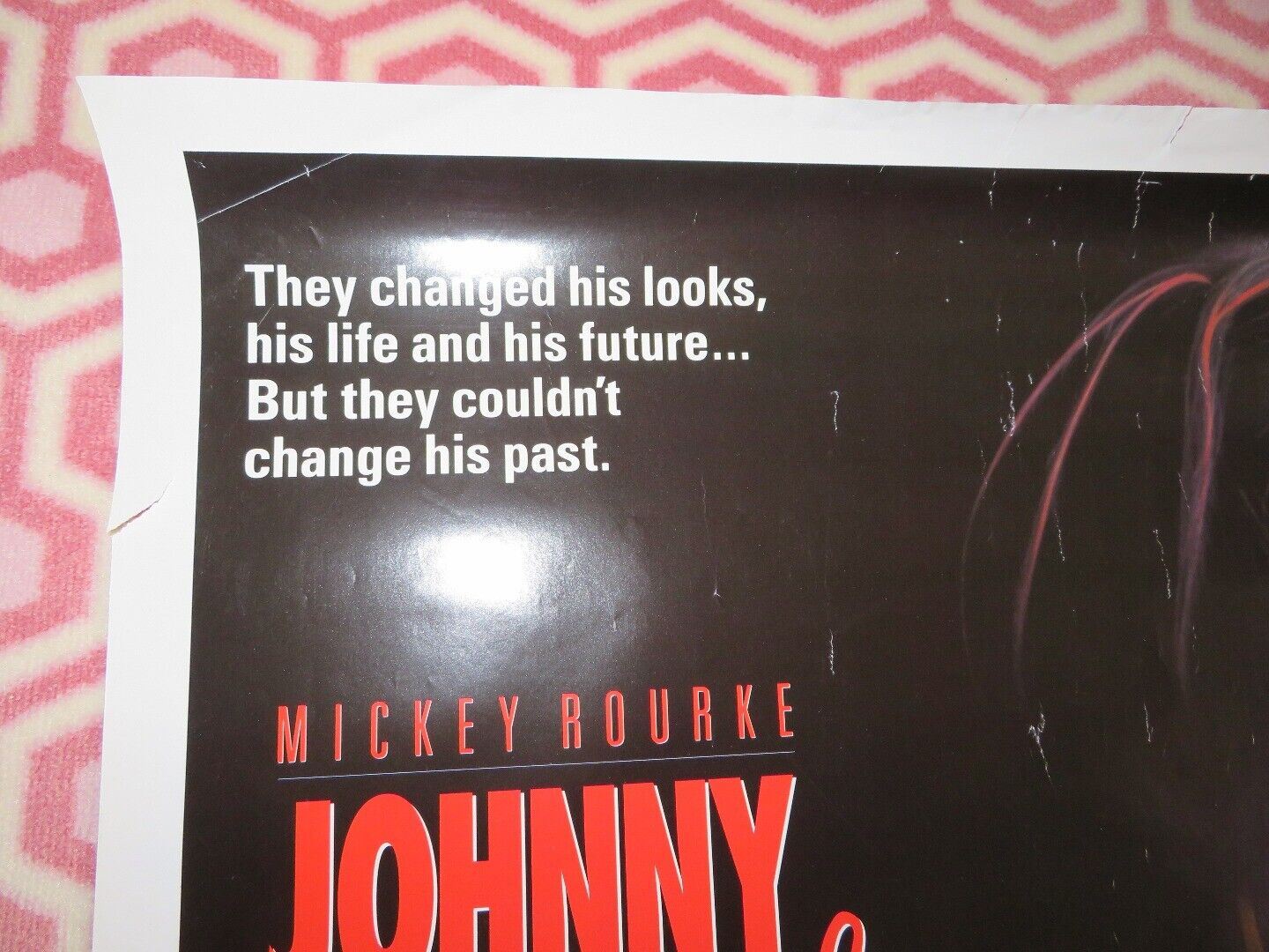 JOHNNY HANDSOME ONE SHEET ROLLED POSTER MICKEY ROURKE 1989 - Rendezvous Cinema