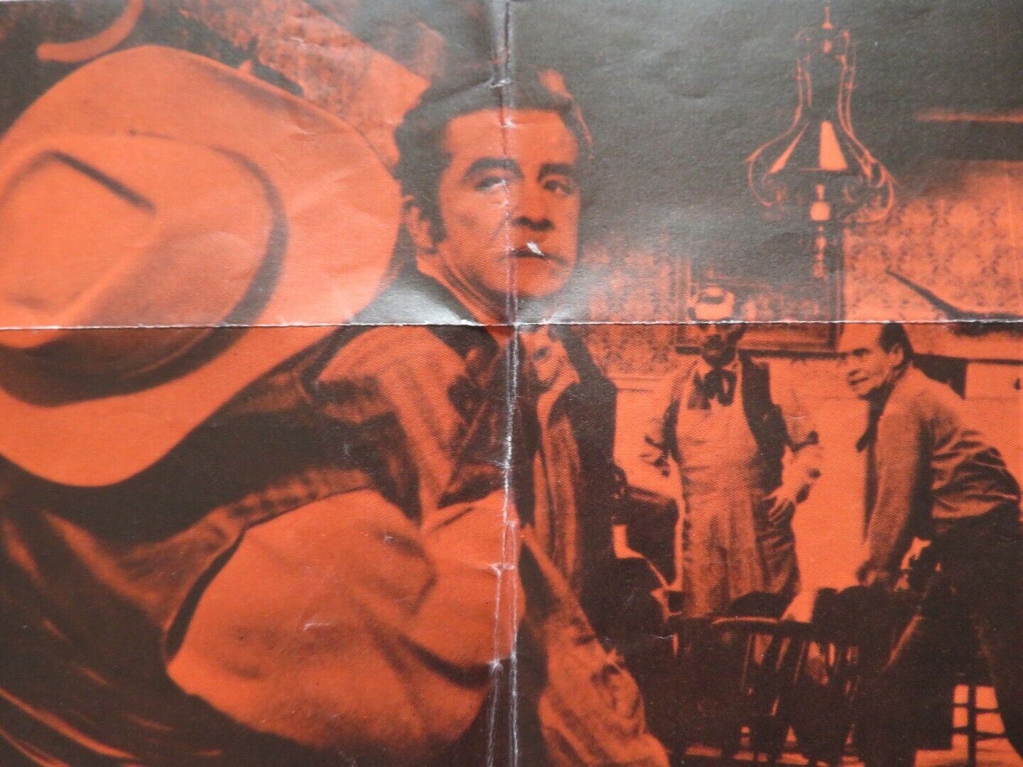 JOHNNY RENO FOLDED US ONE SHEET POSTER DANA ANDREWS JANE RUSSELL 1966 Movie posters