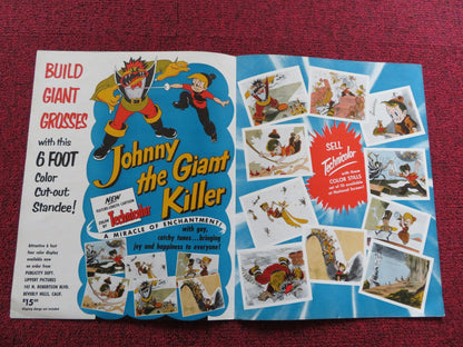 JOHNNY THE GIANT KILLER US PRESSBOOK UNCUT PAUL COLLINE 1953 Rendezvous Cinema Movie posters