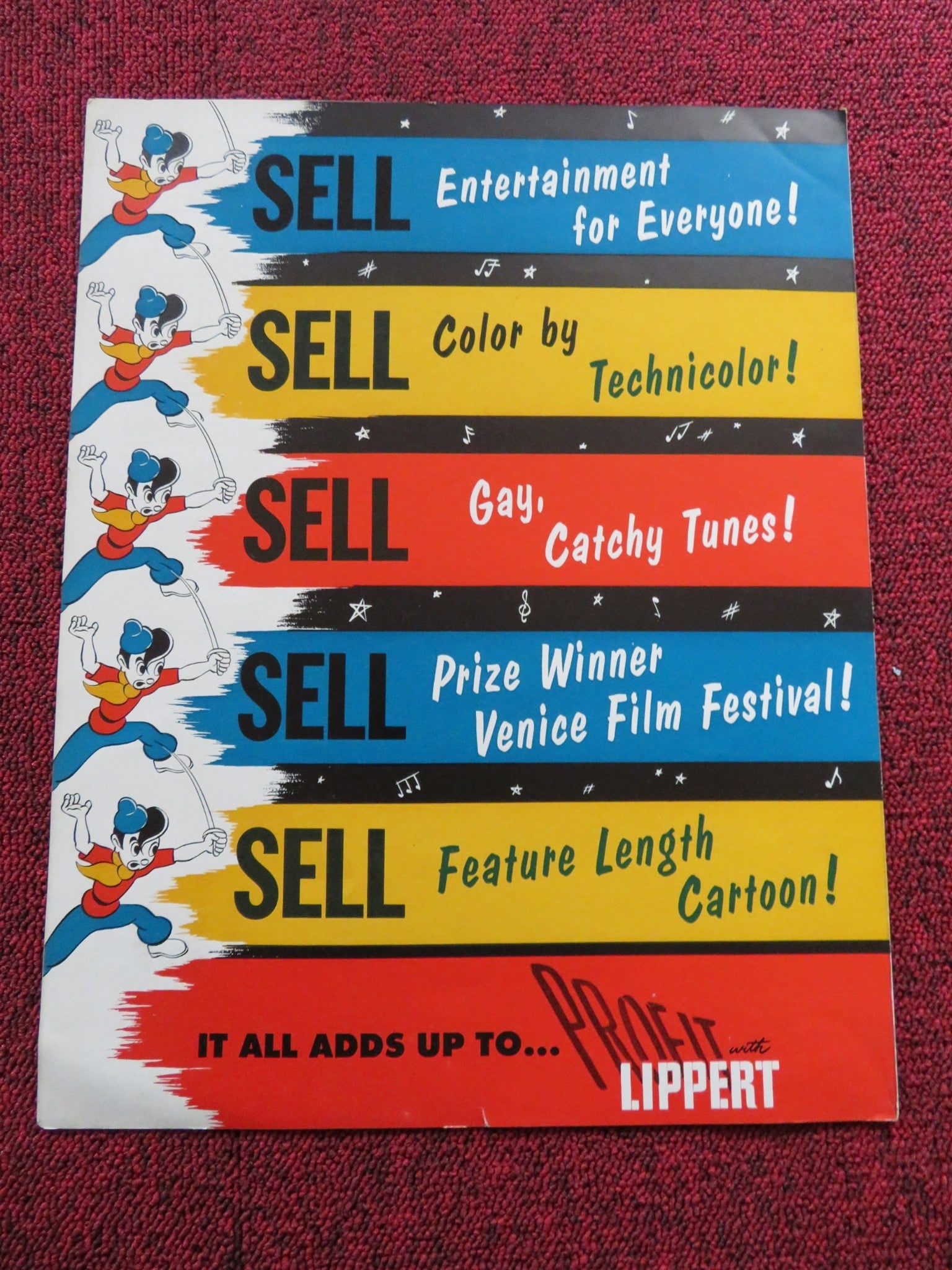 JOHNNY THE GIANT KILLER US PRESSBOOK UNCUT PAUL COLLINE 1953 Rendezvous Cinema Movie posters