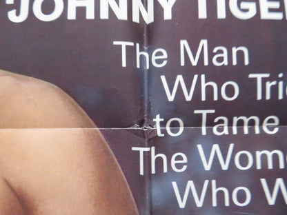 JOHNNY TIGER FOLDED US ONE SHEET POSTER ROBERT TAYLOR CHAD EVERETT 1966 - Rendezvous Cinema