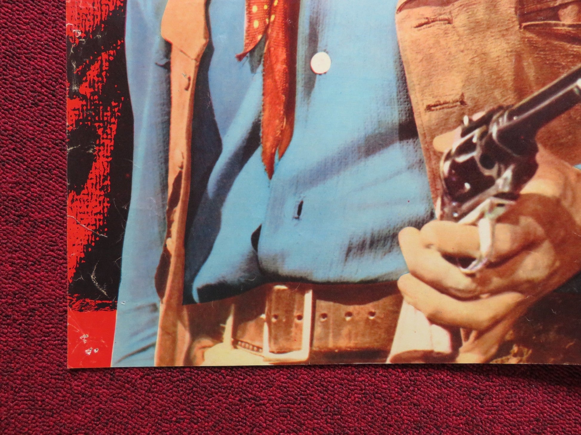 JOHNNY WEST IL MANCINO ITALIAN FOGLIO POSTER DICK PALMER MIKE ANTHONY 1965 Rendezvous Cinema Movie posters