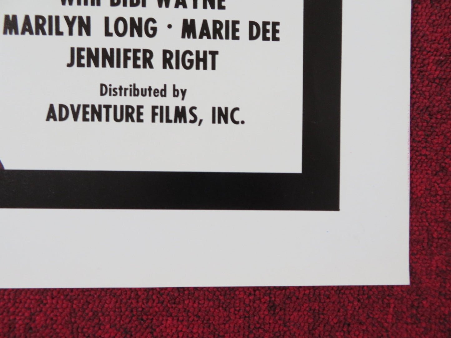 JOINT VENTURE US TRI FOLDED ONE SHEET ROLLED POSTER VANESSA DEL RIO 1977 Rendezvous Cinema Movie posters