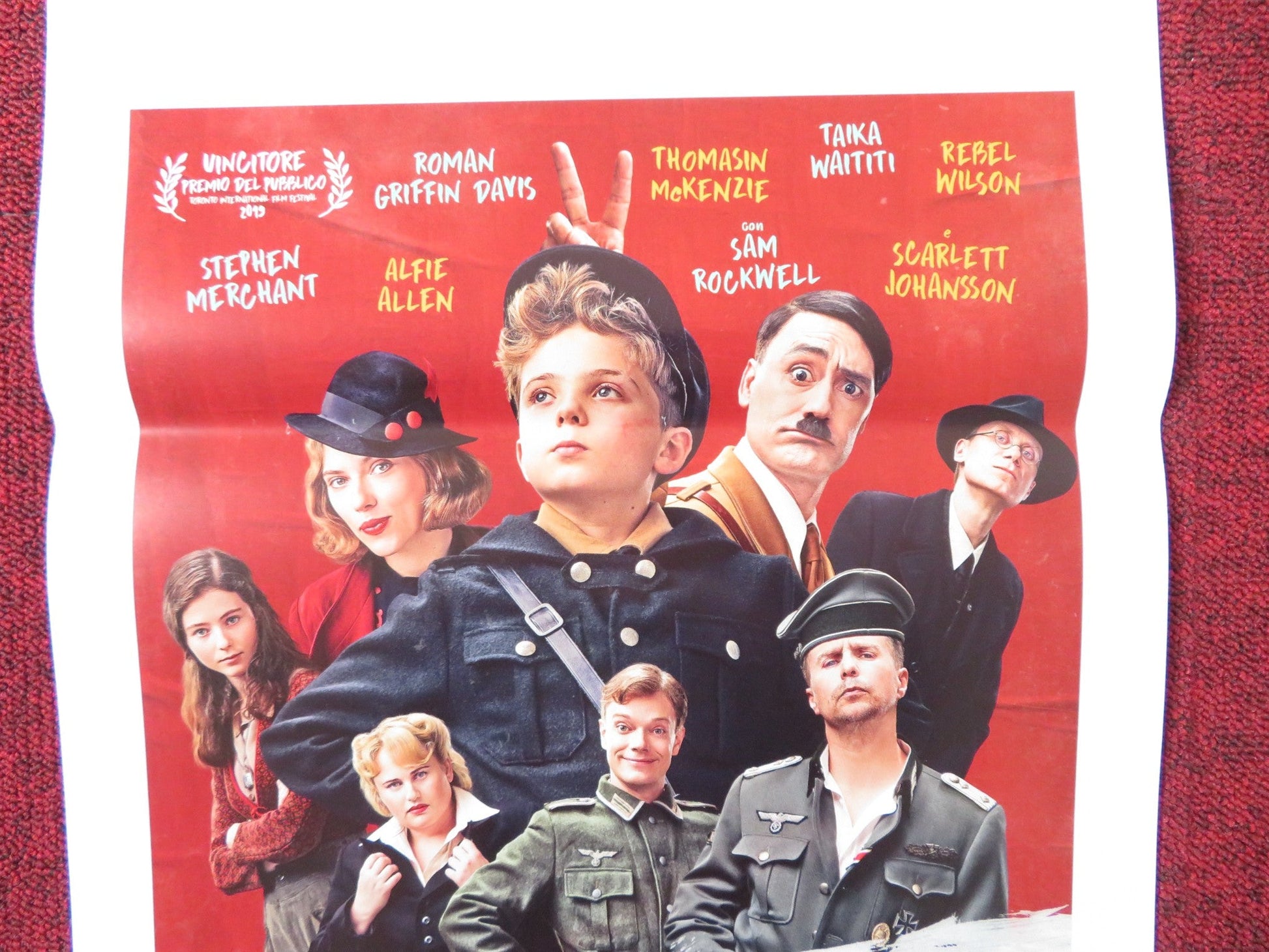 JOJO RABBIT ITALIAN LOCANDINA POSTER SAM ROCKWELL TAIKA WAITITI 2019 Rendezvous Cinema Movie posters