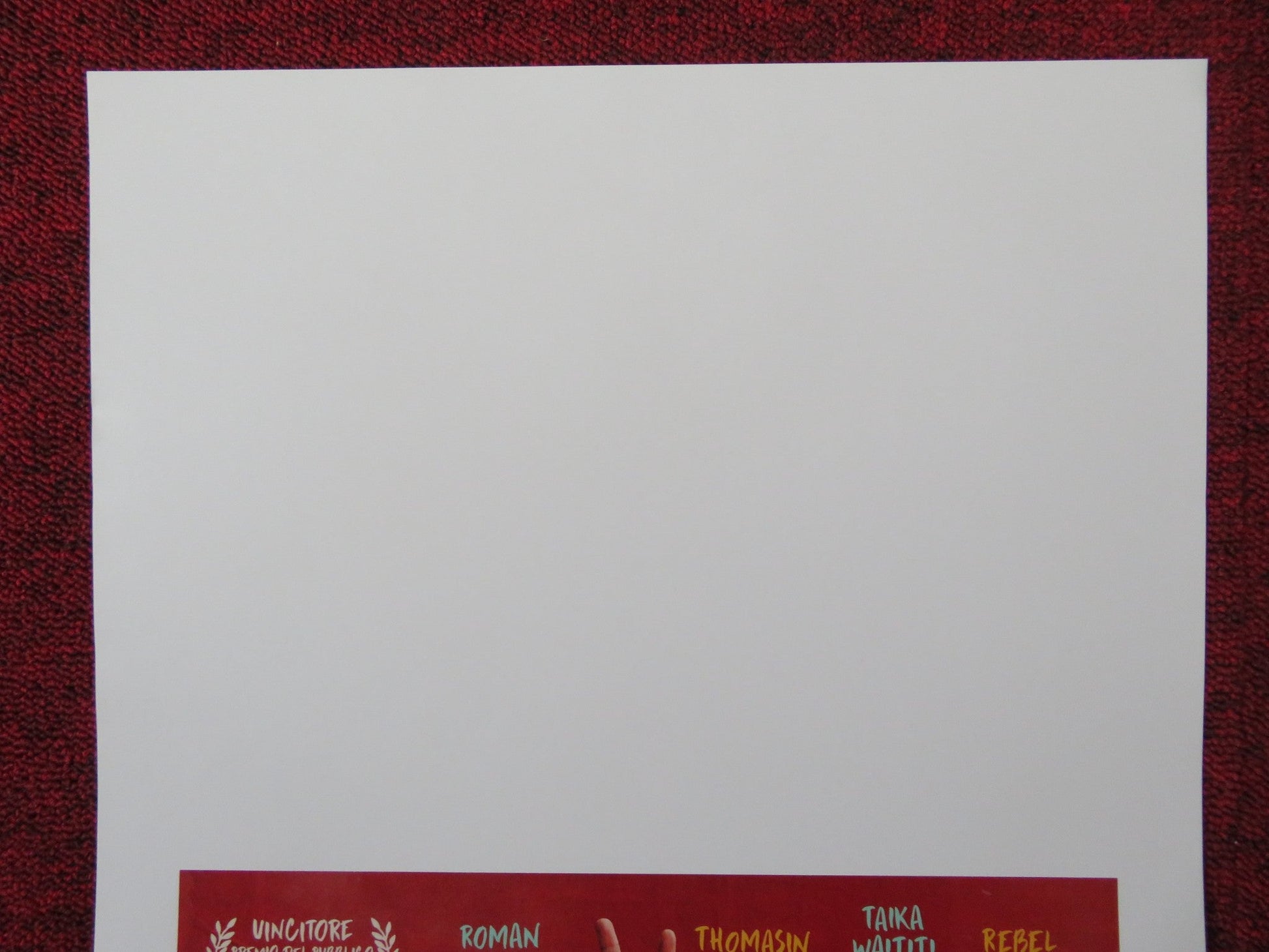 JOJO RABBIT ITALIAN LOCANDINA POSTER SAM ROCKWELL TAIKA WAITITI 2019 Rendezvous Cinema Movie posters