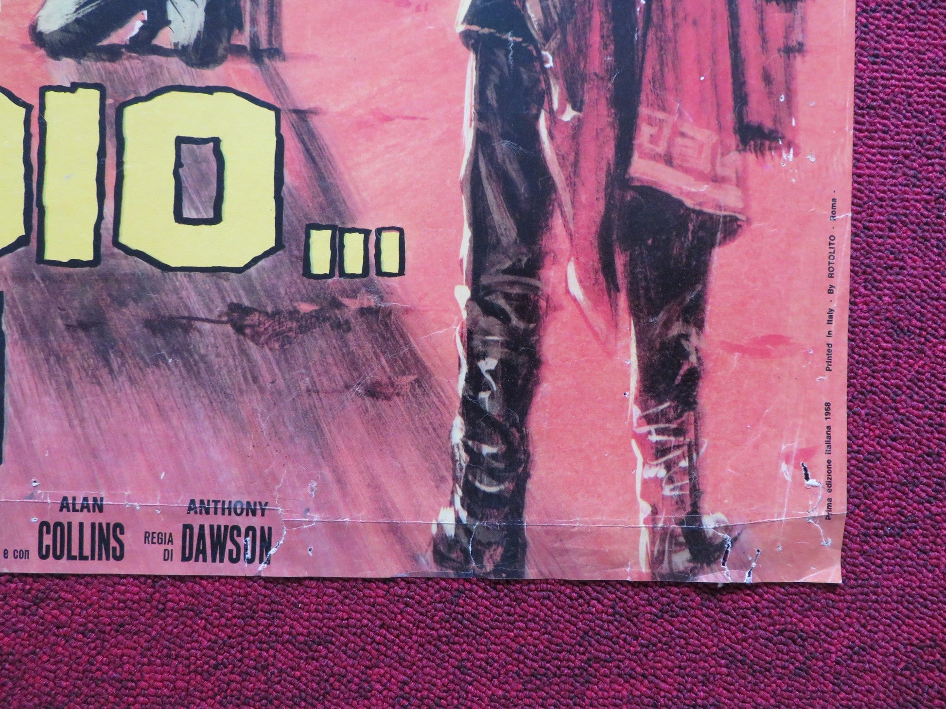 JOKO INVOCA DIO E MUORI ITALIAN FOGLIO POSTER RICHARD HARRISON CAMASO 1968 Rendezvous Cinema Movie posters