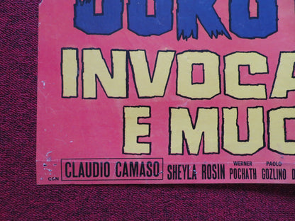 JOKO INVOCA DIO E MUORI ITALIAN FOGLIO POSTER RICHARD HARRISON CAMASO 1968 Rendezvous Cinema Movie posters
