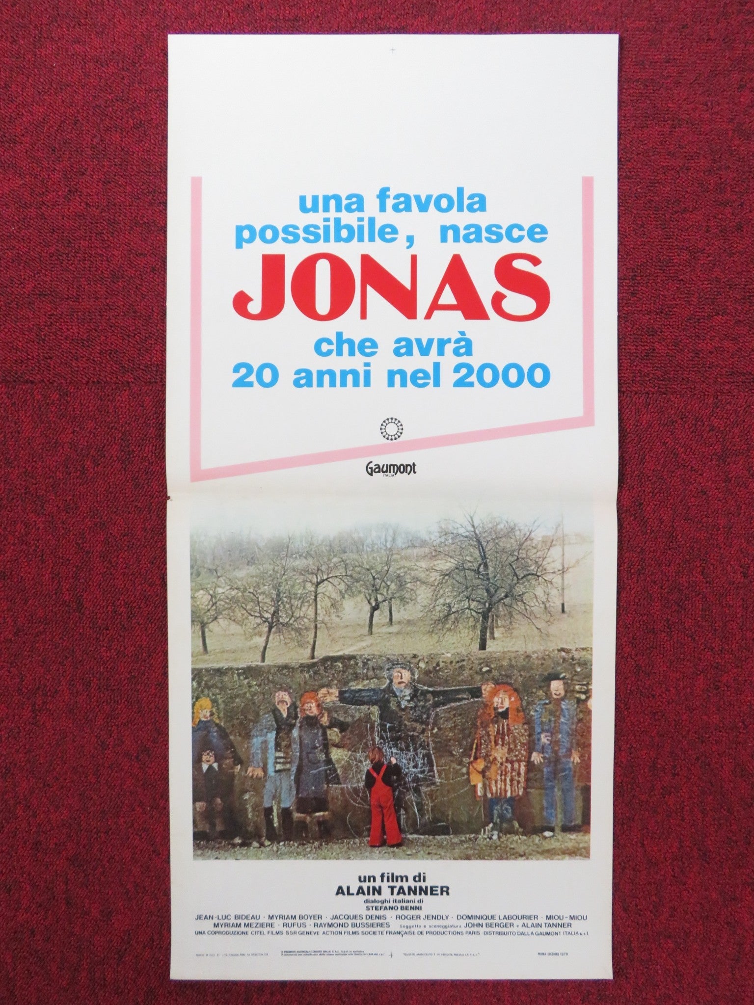 JONAH WHO WILL BE 25 IN THE YEAR 2000 ITALIAN LOCANDINA POSTER J. BIDEAU 1979 Rendezvous Cinema Movie posters