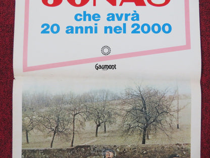 JONAH WHO WILL BE 25 IN THE YEAR 2000 ITALIAN LOCANDINA POSTER J. BIDEAU 1979 Rendezvous Cinema Movie posters
