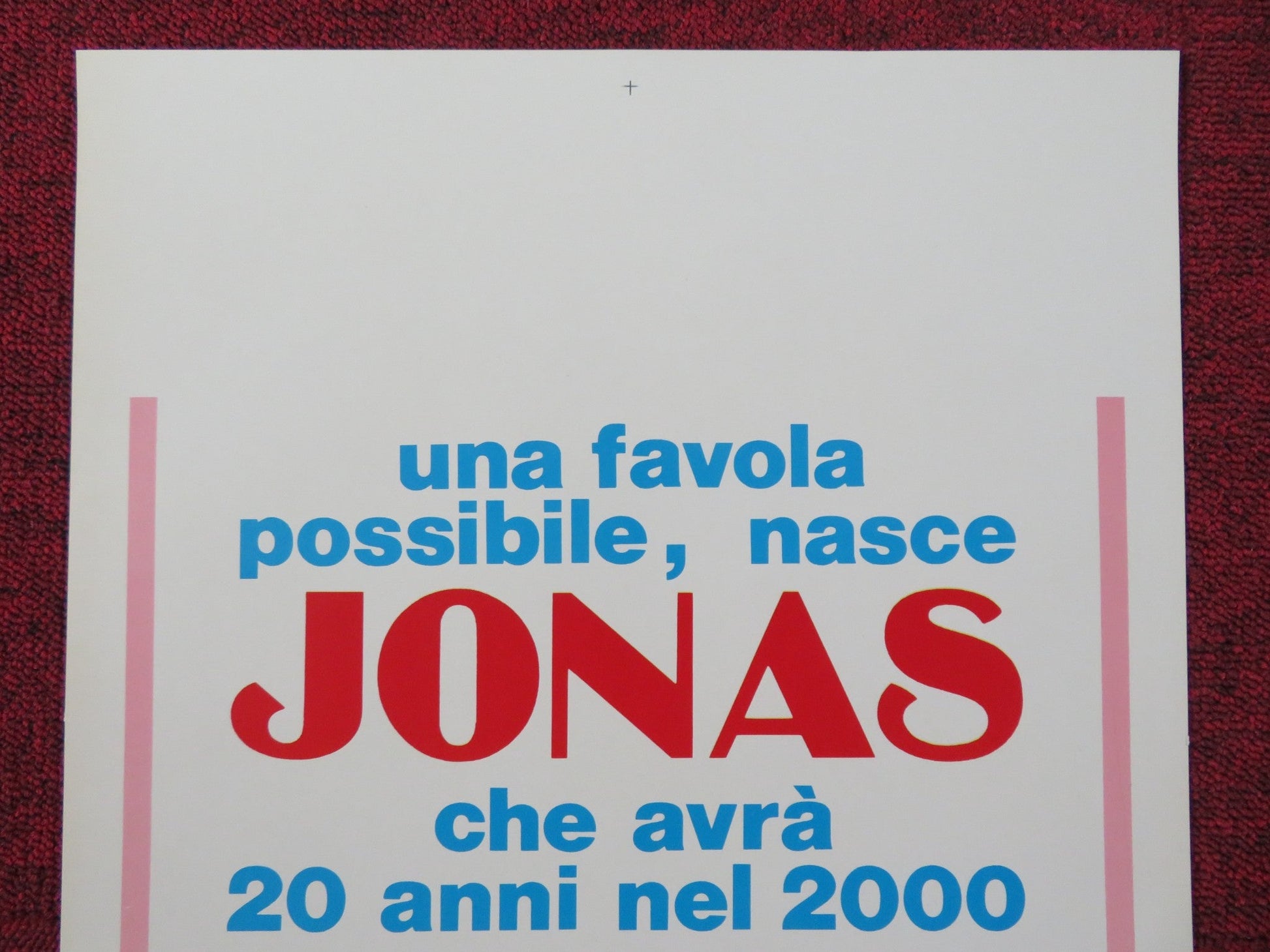 JONAH WHO WILL BE 25 IN THE YEAR 2000 ITALIAN LOCANDINA POSTER J. BIDEAU 1979 Rendezvous Cinema Movie posters