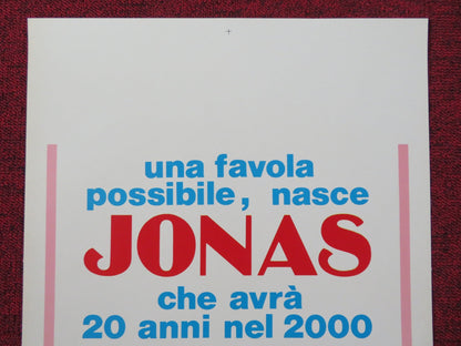 JONAH WHO WILL BE 25 IN THE YEAR 2000 ITALIAN LOCANDINA POSTER J. BIDEAU 1979 Rendezvous Cinema Movie posters