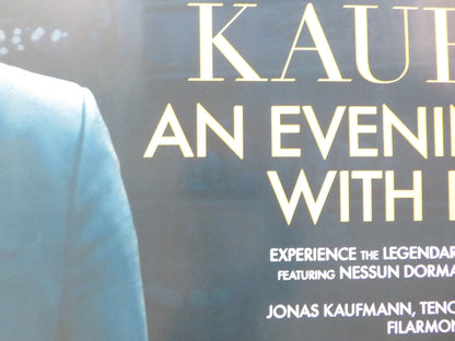 JONAS KAUFMANN: AN EVENING WITH PUCCINI UK QUAD (30"x 40") ROLLED POSTER 2015 Rendezvous Cinema Movie posters