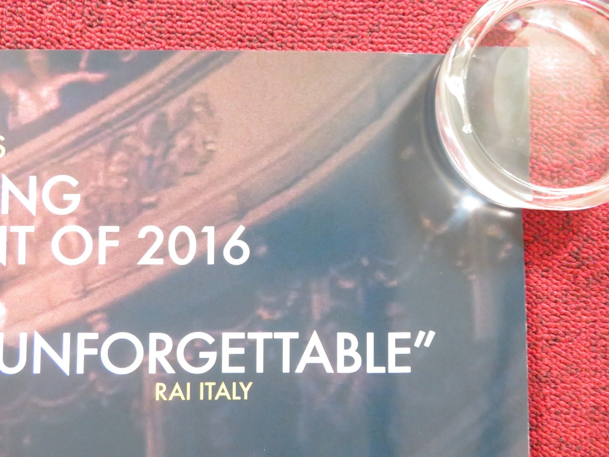 JONAS KAUFMANN: AN EVENING WITH PUCCINI UK QUAD (30"x 40") ROLLED POSTER 2015 Rendezvous Cinema Movie posters